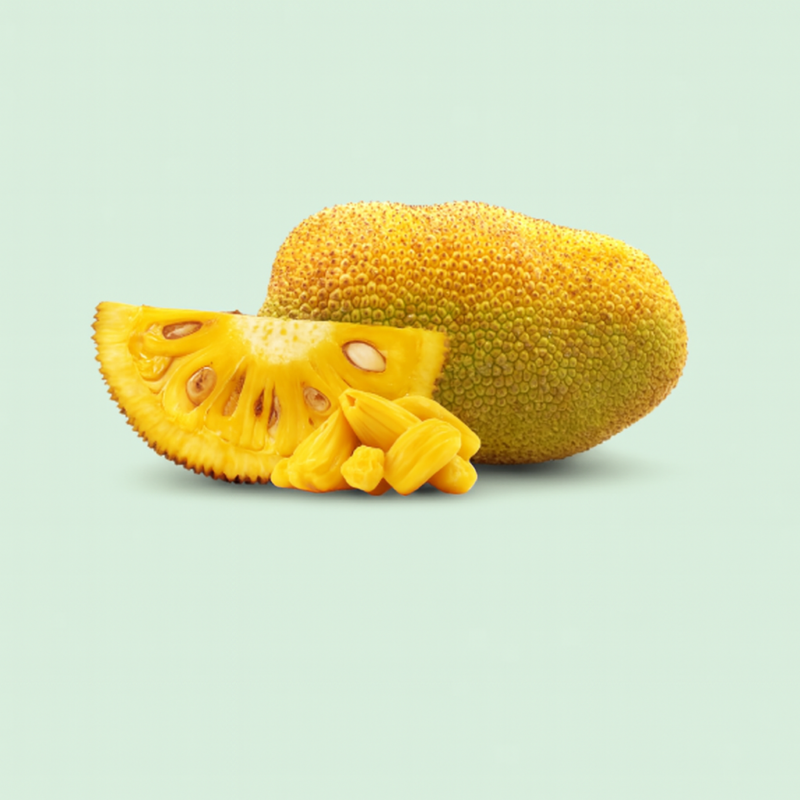 Jackfrucht geschält